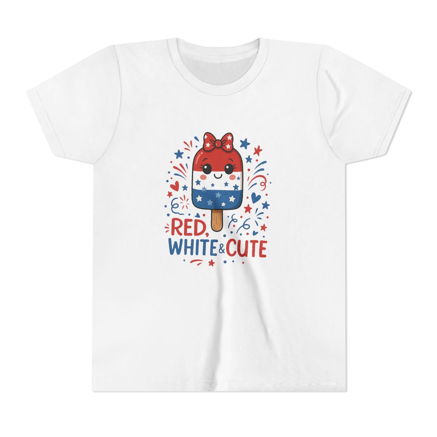 Red White and Cute Youth T-Shirt