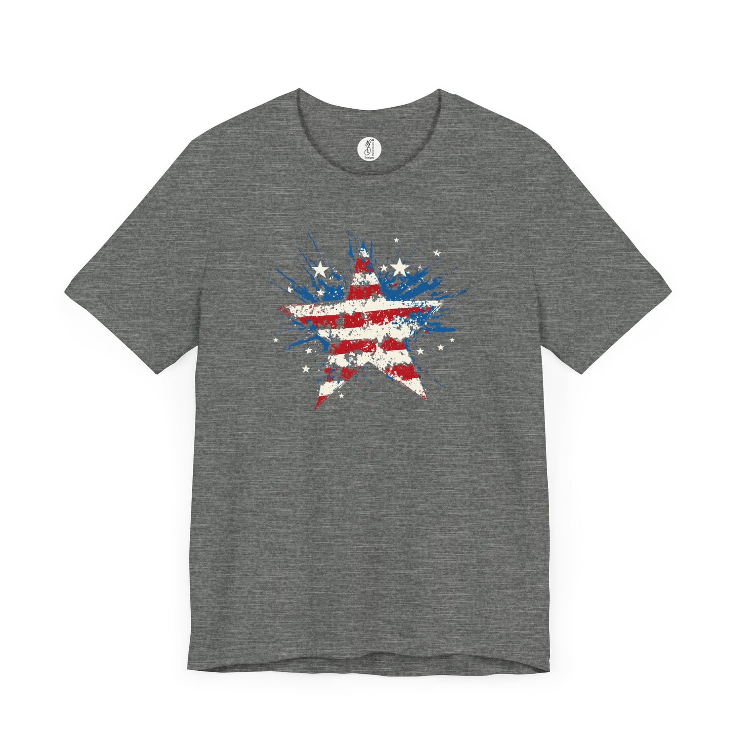 Patriotic Star Graphic Tee, Unisex
