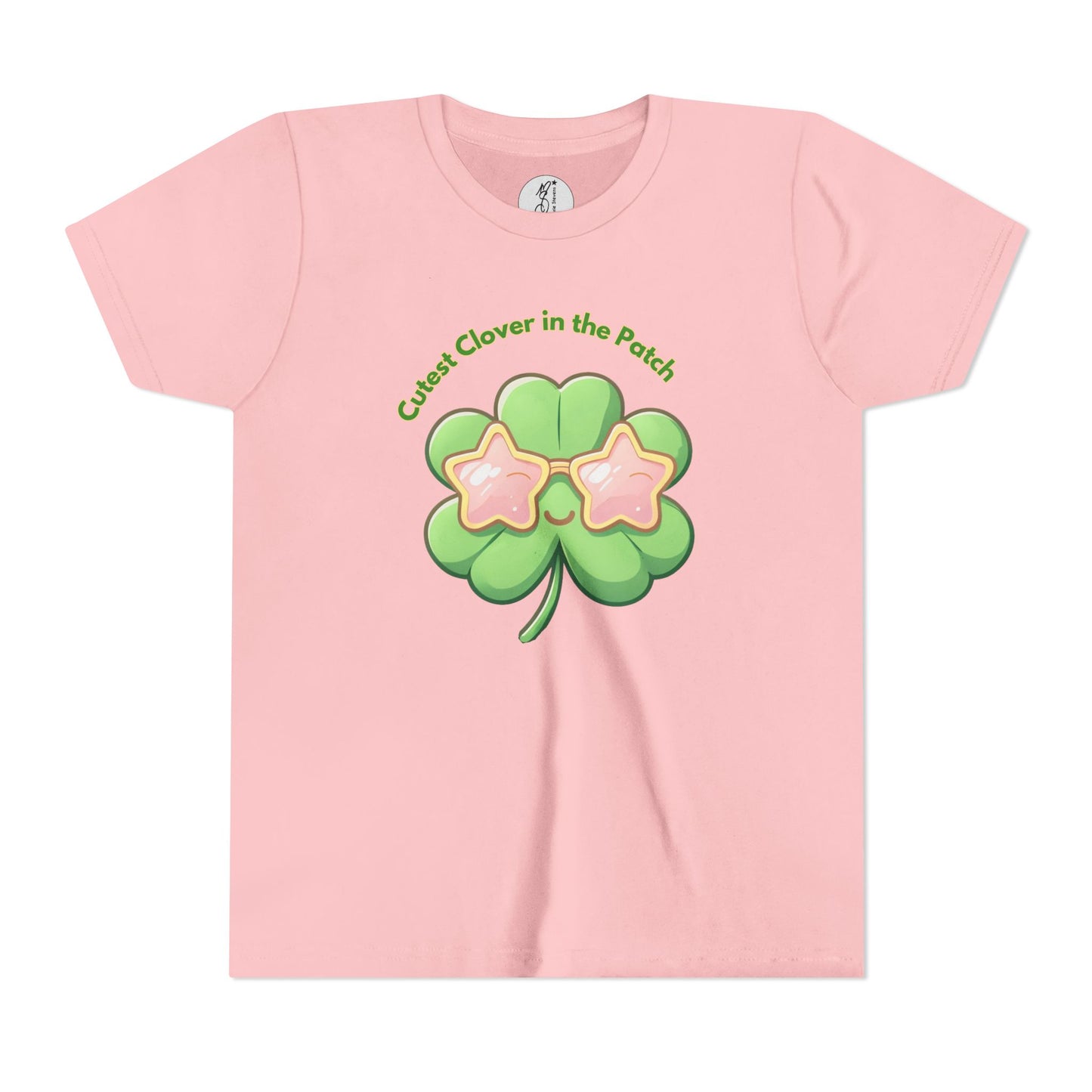 Cute Clover Youth Short Sleeve Tee - Perfect for St. Patrick's Day and Everyday Fun