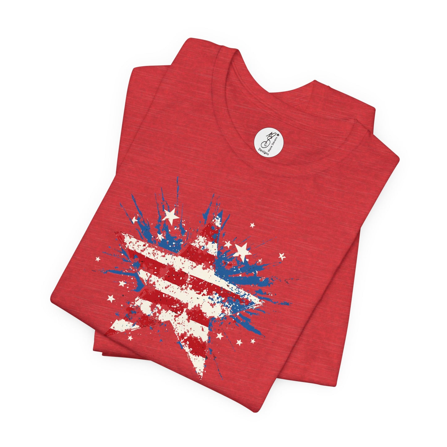 Patriotic Star Graphic Tee, Unisex