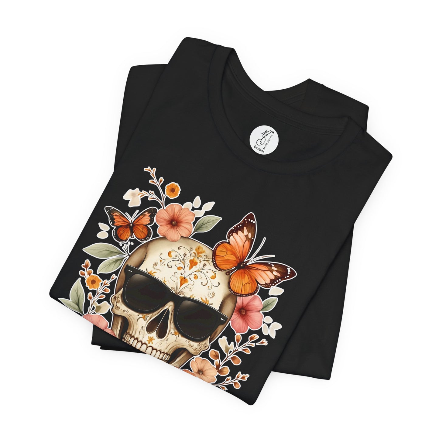 Mariposo · Butterfly Soul Sugar Skull Tee · Dia de los Muertos Unisex Shirt”