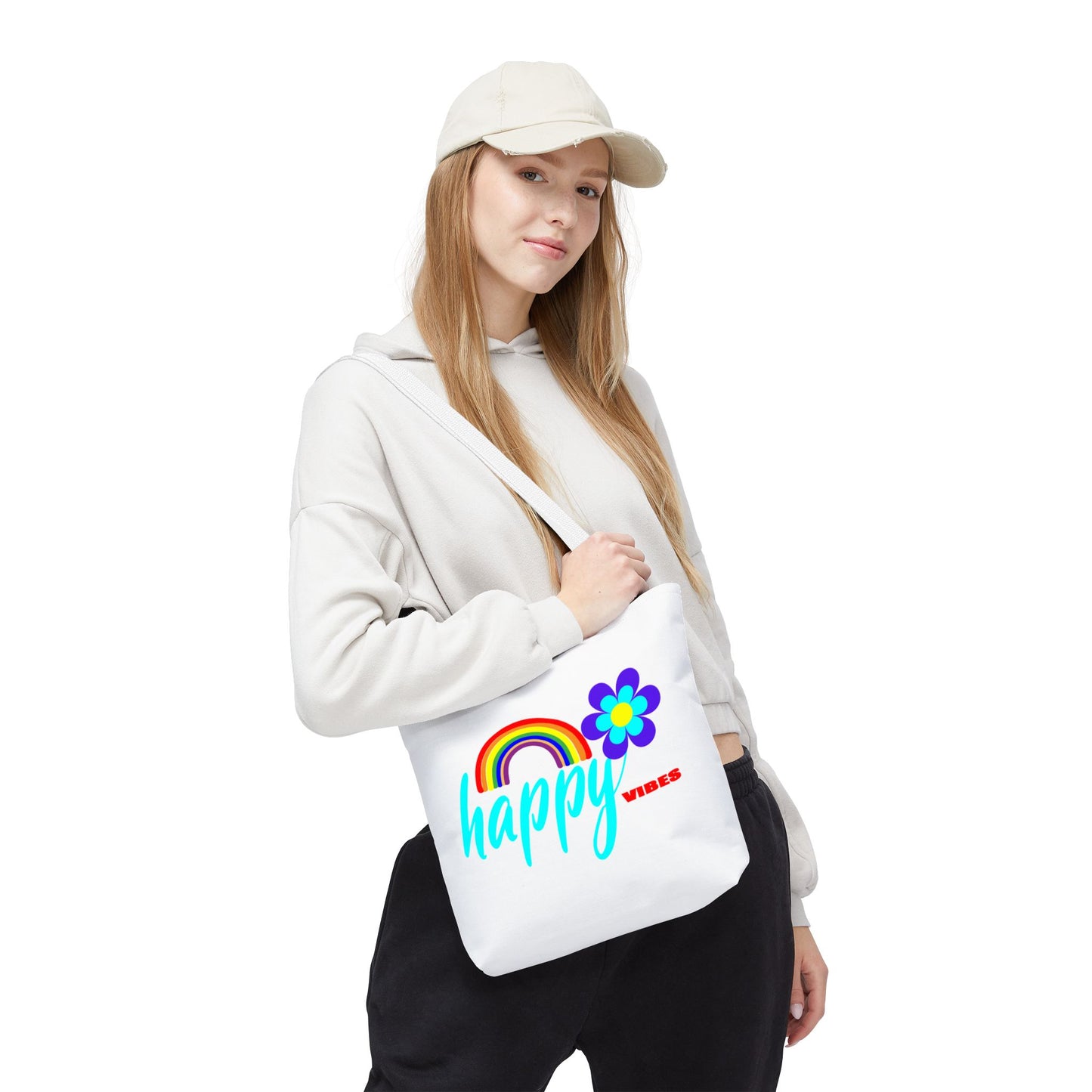 Happy Vibes Tote Bag