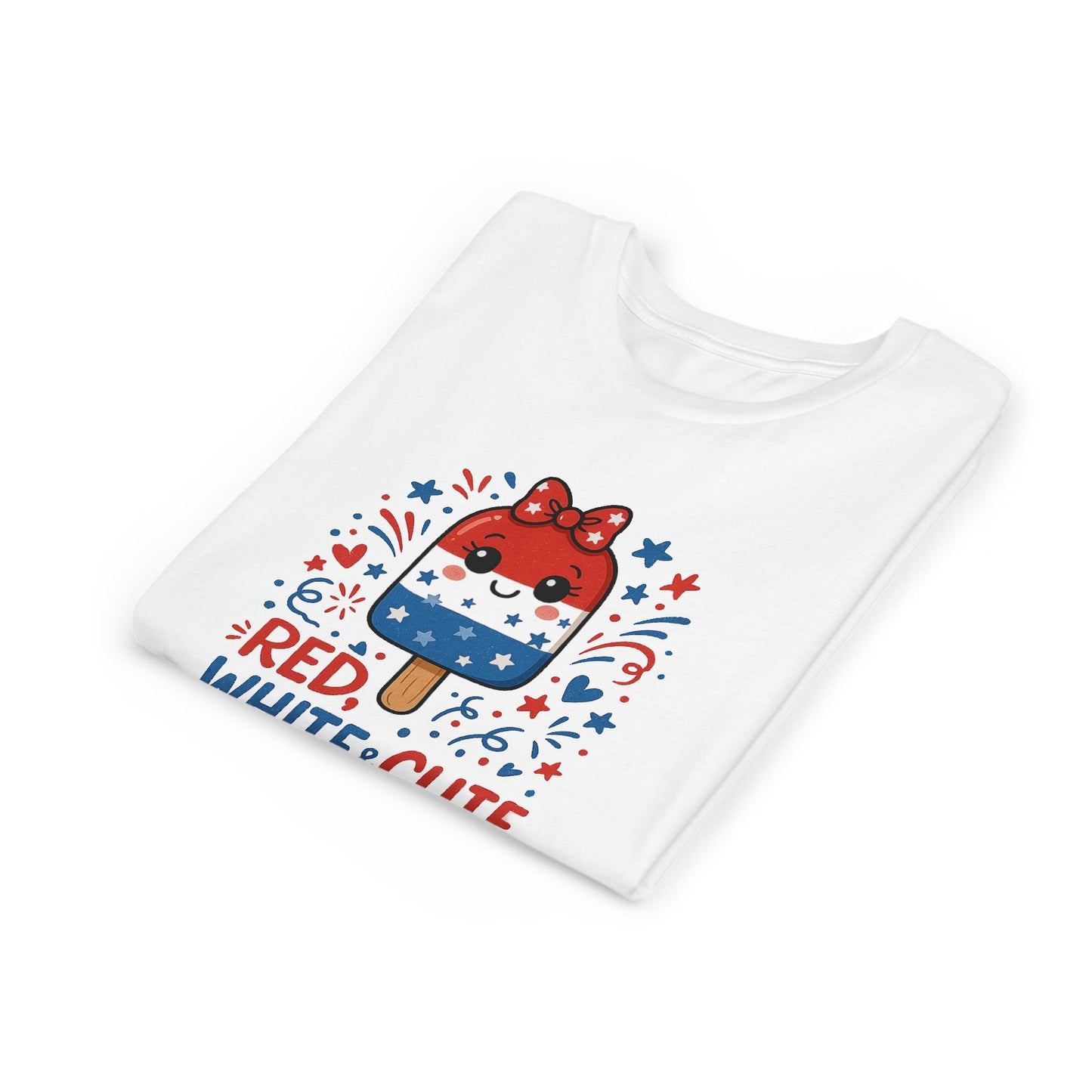 Red White and Cute Youth T-Shirt