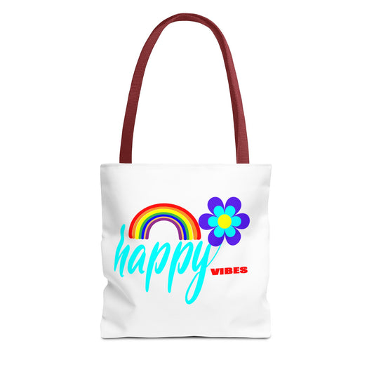 Happy Vibes Tote Bag