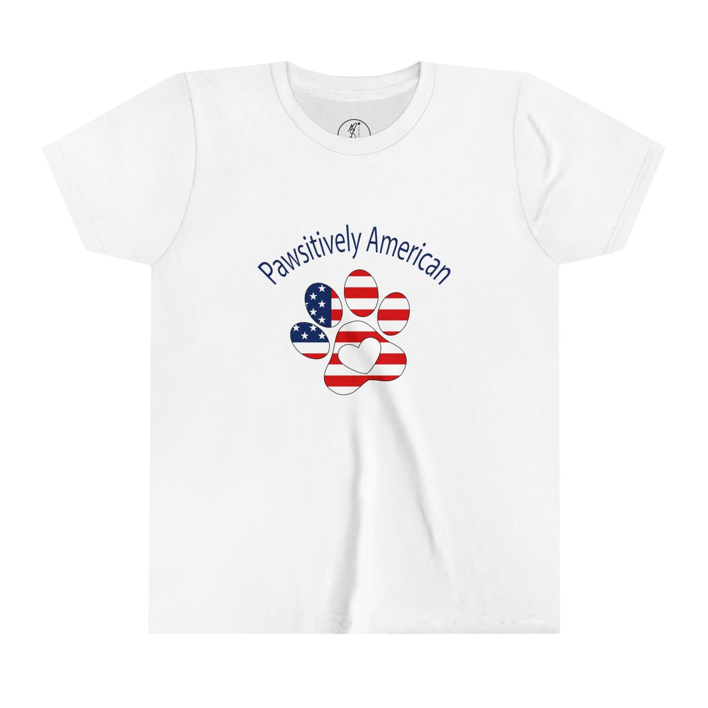 Pawsitivly American Youth Tee