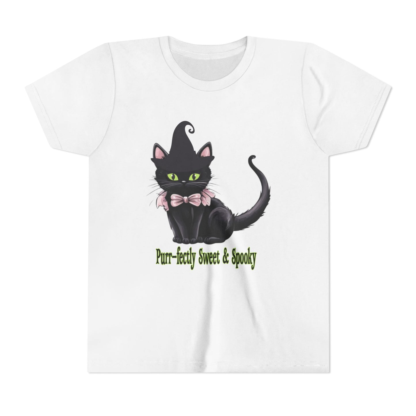 Purr-fectly Sweet & Spooky Cat Youth Tee