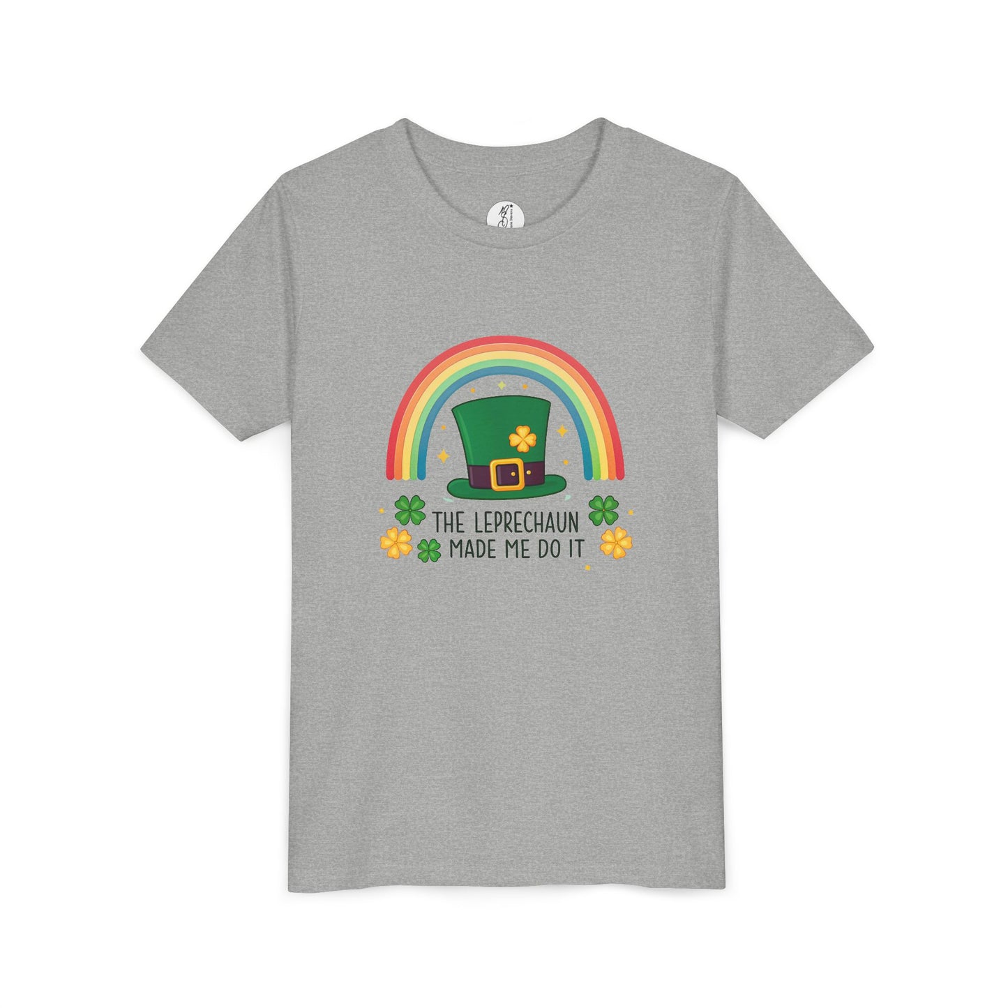 St. Patrick's Day Youth Tee - 'The Leprechaun Made Me Do It'