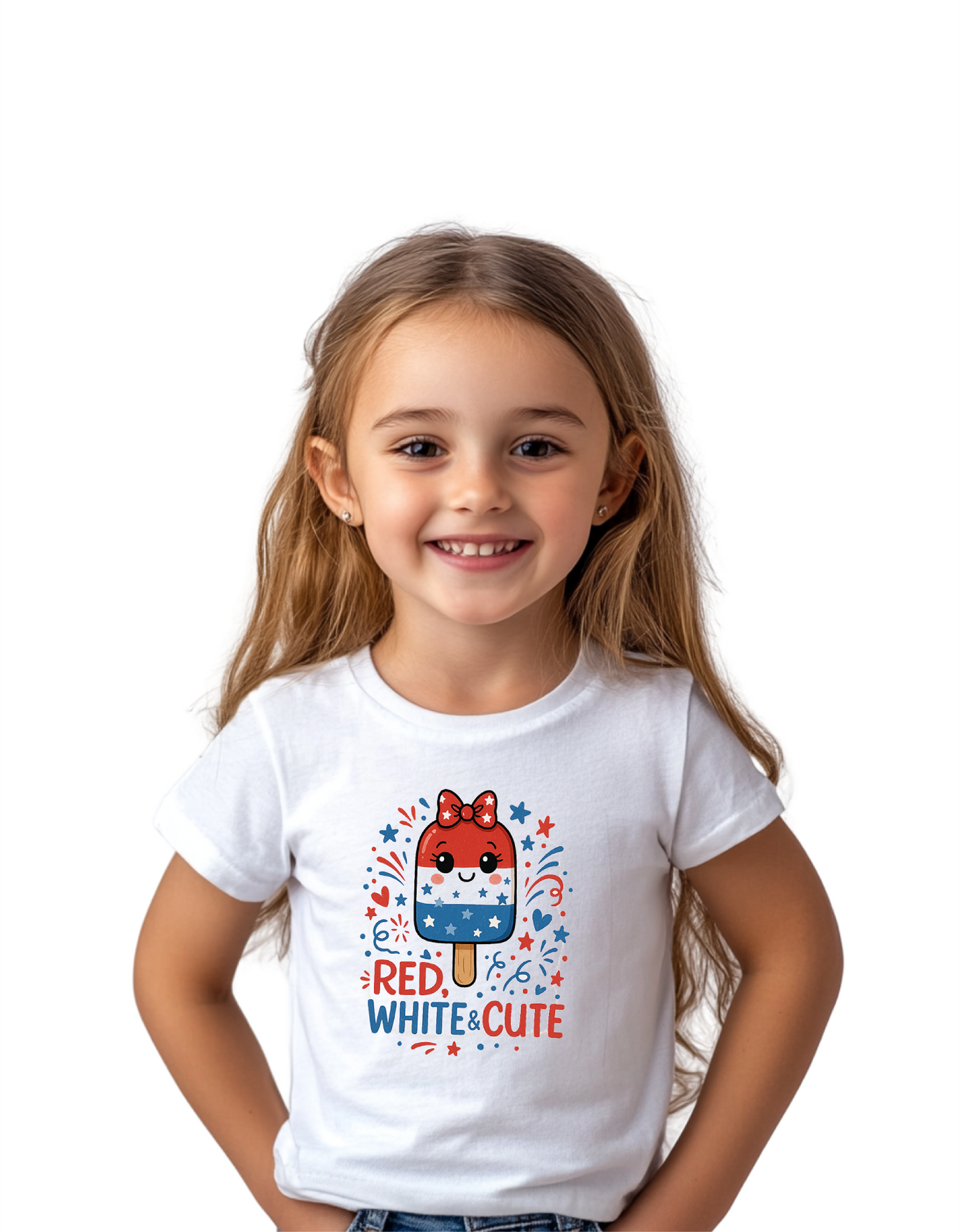 Red White and Cute Youth T-Shirt