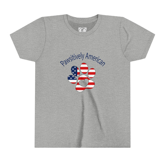 Pawsitivly American Youth Tee
