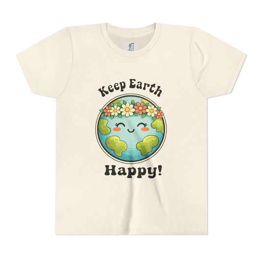 Keep Earth Happy! - Youth Graphic Tee