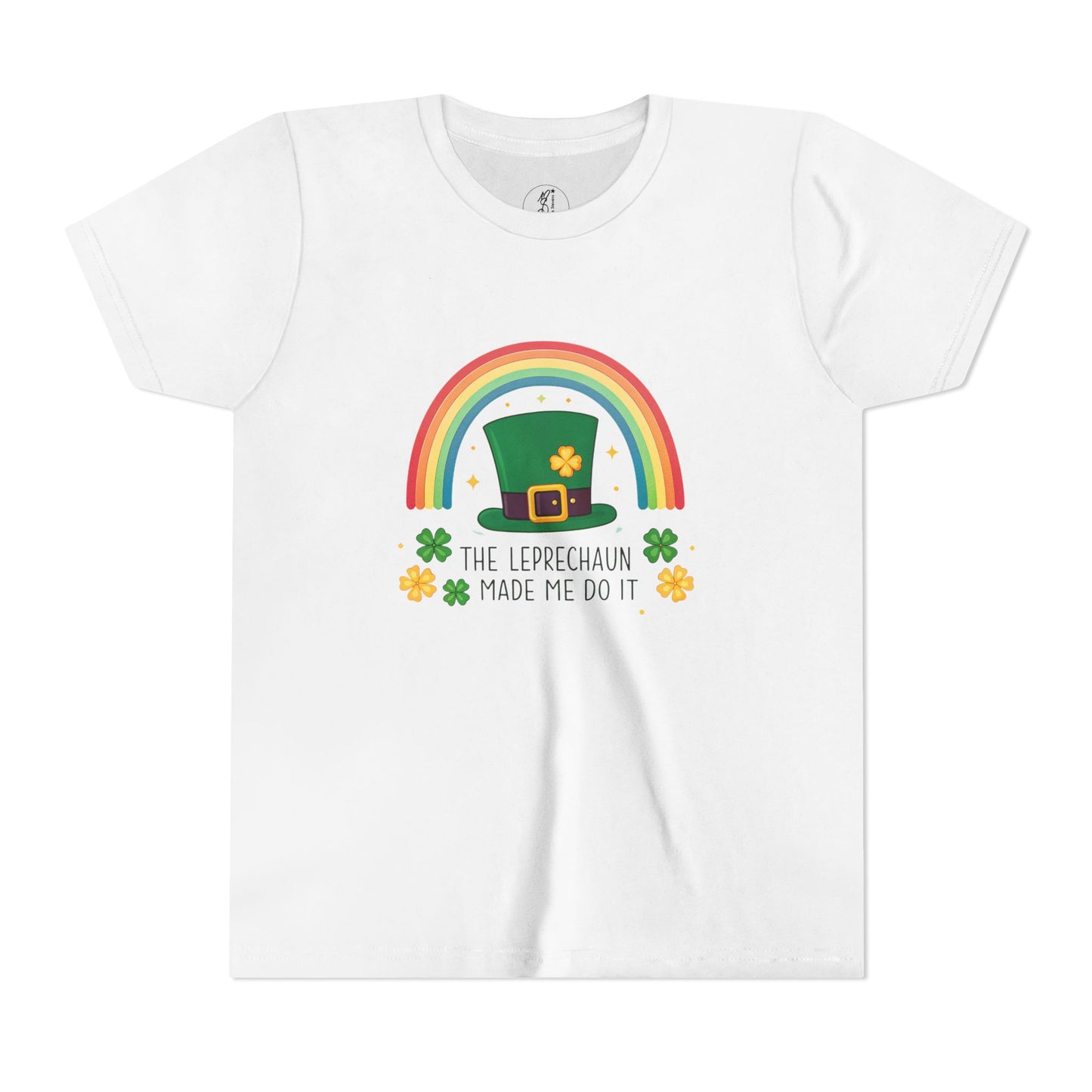St. Patrick's Day Youth Tee - 'The Leprechaun Made Me Do It'