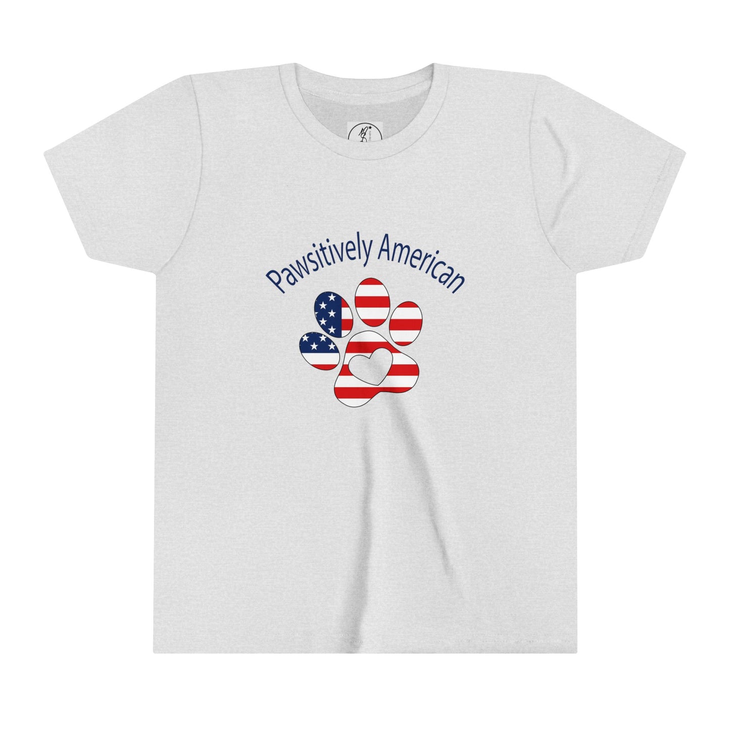 Pawsitivly American Youth Tee