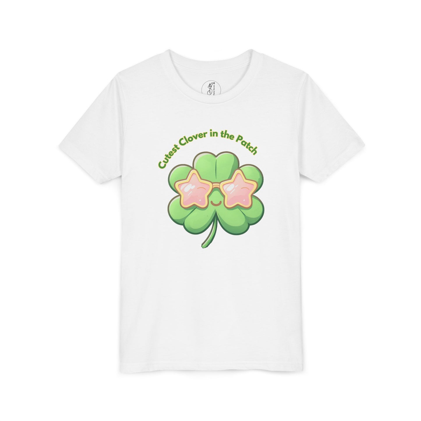 Cute Clover Youth Short Sleeve Tee - Perfect for St. Patrick's Day and Everyday Fun