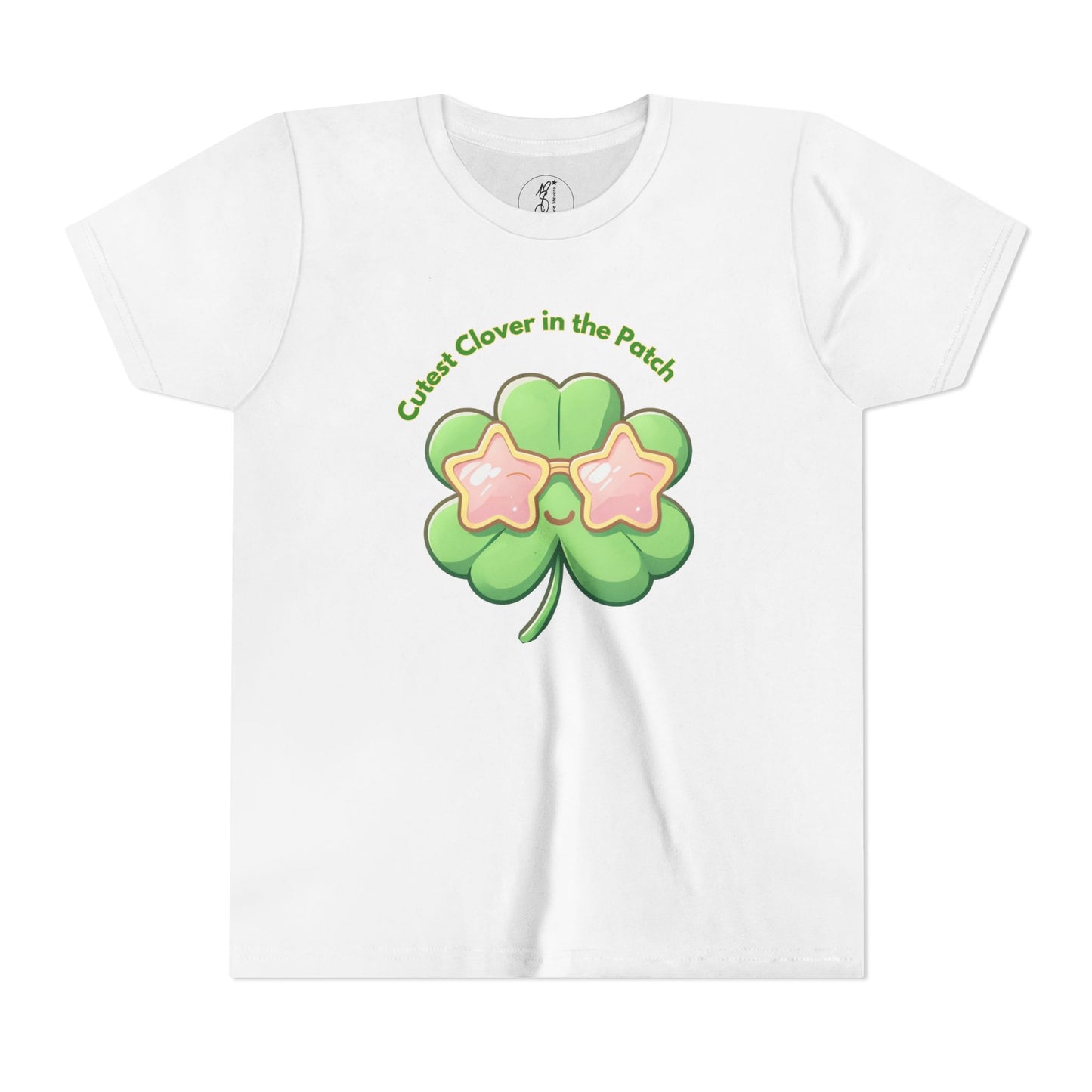 Cute Clover Youth Short Sleeve Tee - Perfect for St. Patrick's Day and Everyday Fun