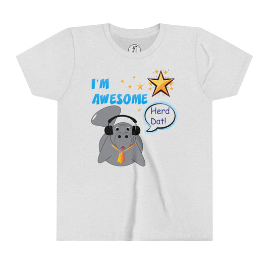 I'm Awesome Manatee Youth Tee