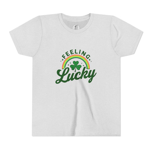Feeling Lucky Youth Tee - Shamrock Graphic for St. Patrick's Day