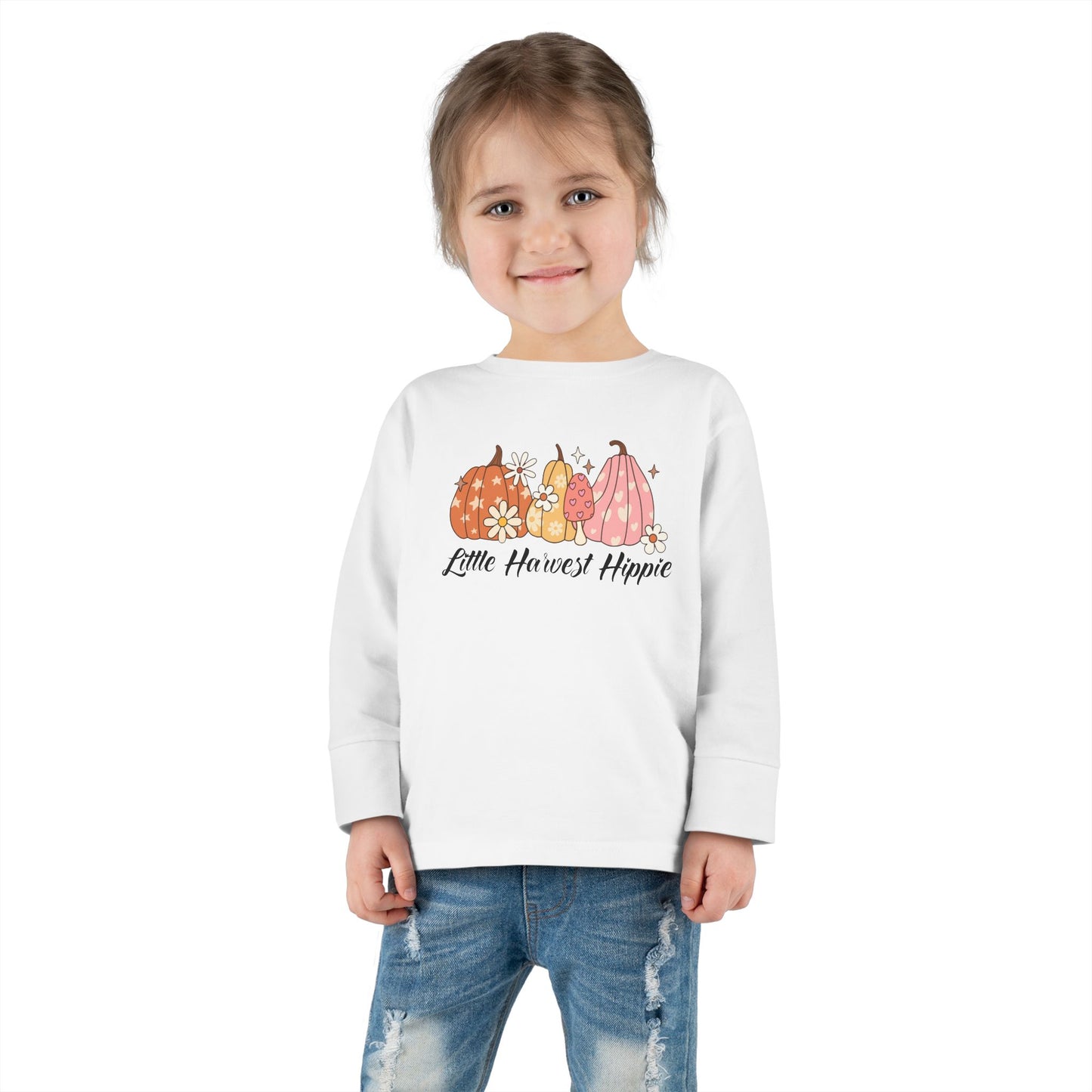 Little Harvest Hippie Toddler Long Sleeve Tee