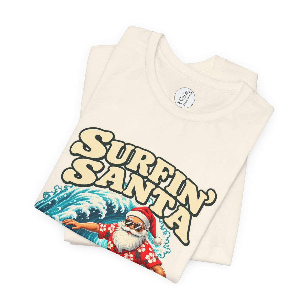 Surfin’ Santa Adult Unisex Tee