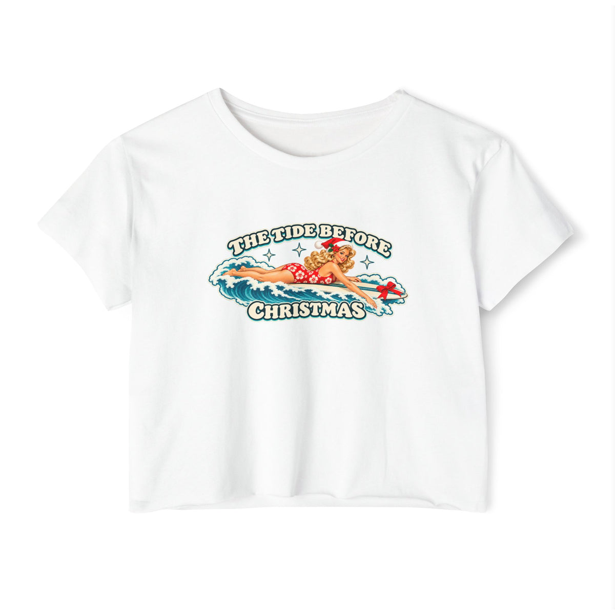 The Tide Before Christmas - Women's Festival Crop Top