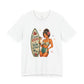 Retro Pin Up Coconut Kisses & Rum Wishes Unisex Tee