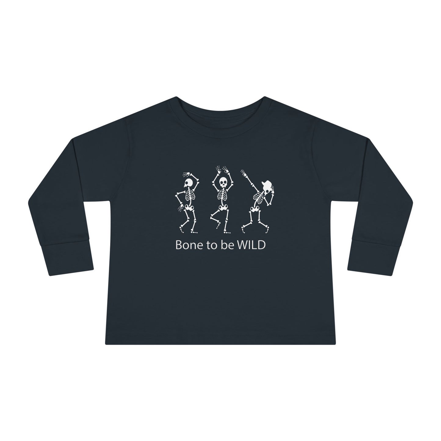 Bone to be Wild Dancing Skeleton Toddler Long sleeve