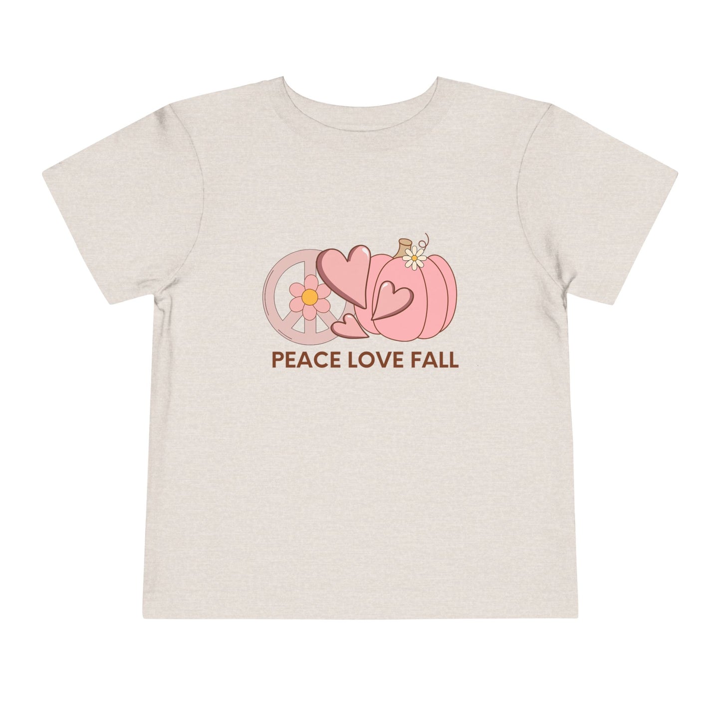 Peace Love Fall Toddler Short Sleeve Tee