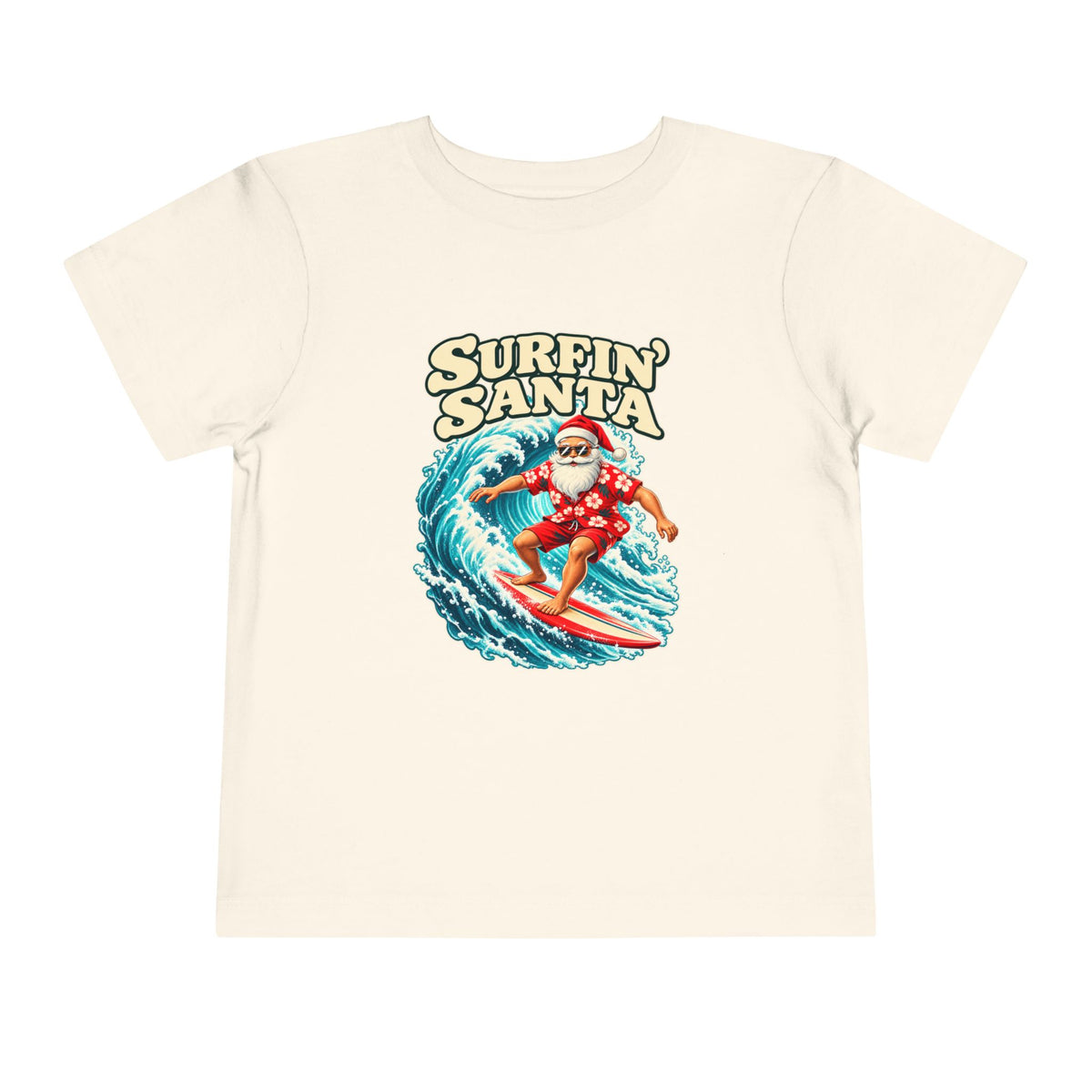Surfin' Santa Toddler Tee