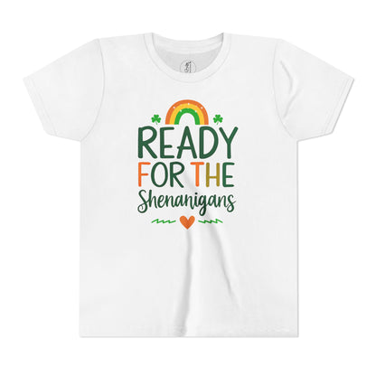 Ready for the Shenanigans Youth Short Sleeve Tee - Perfect for St. Patrick's Day Fun