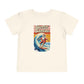 Toddler Tee — 'Surfin Santas' Retro Christmas Surfing Santa Holiday Shirt