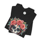 Rosalinda · Floral Sugar Skull Bella Canvas Tee · Dia de los Muertos Unisex T-Shirt