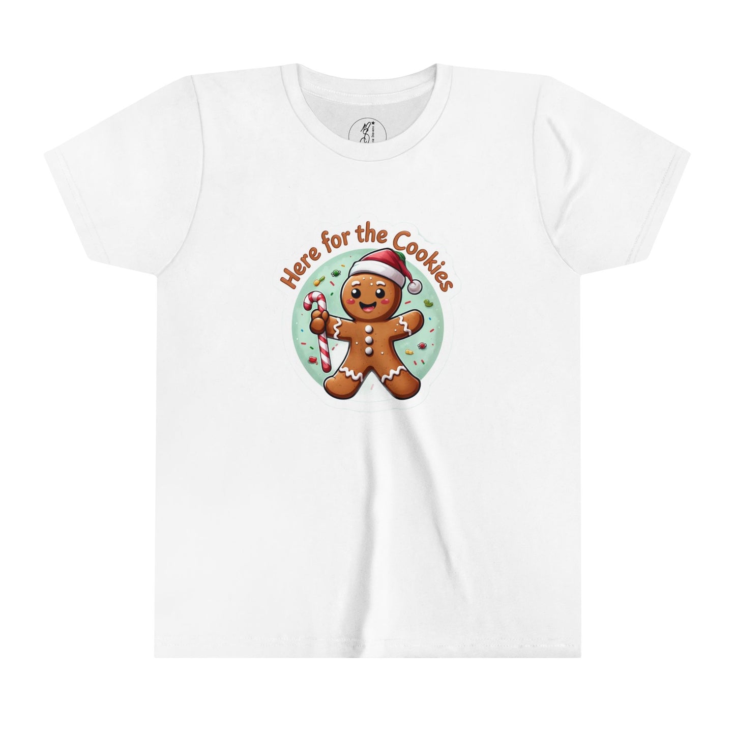 I'm Here for the Cookies Youth Short Sleeve Tee