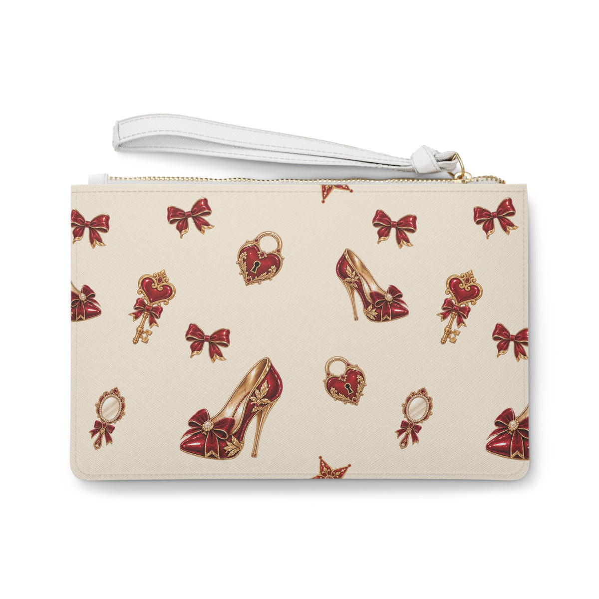 Wonderland Glam Patterned Clutch Bag