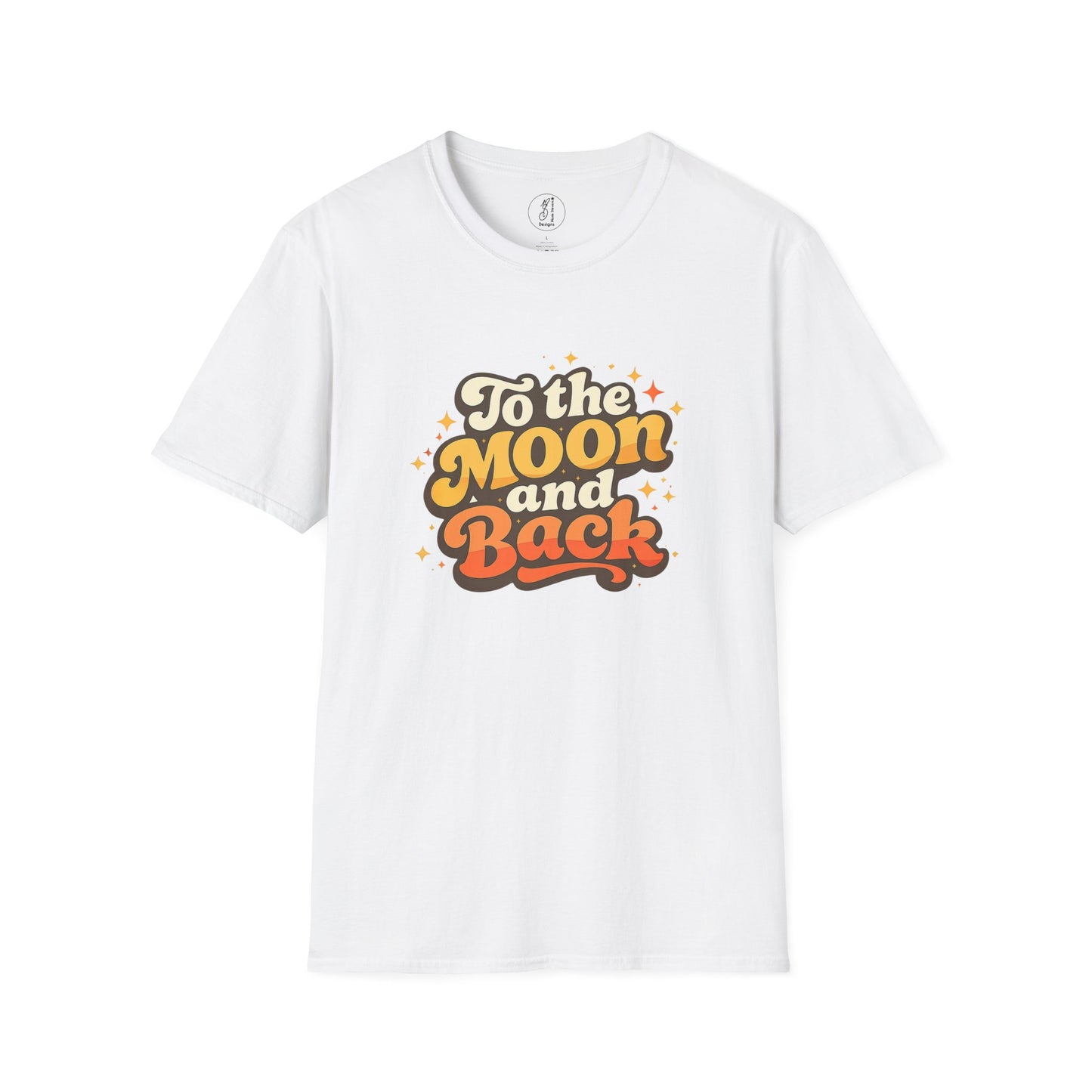 To the Moon and Back Retro  Unisex Tee