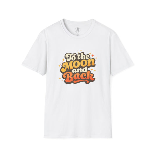 To the Moon and Back Retro  Unisex Tee