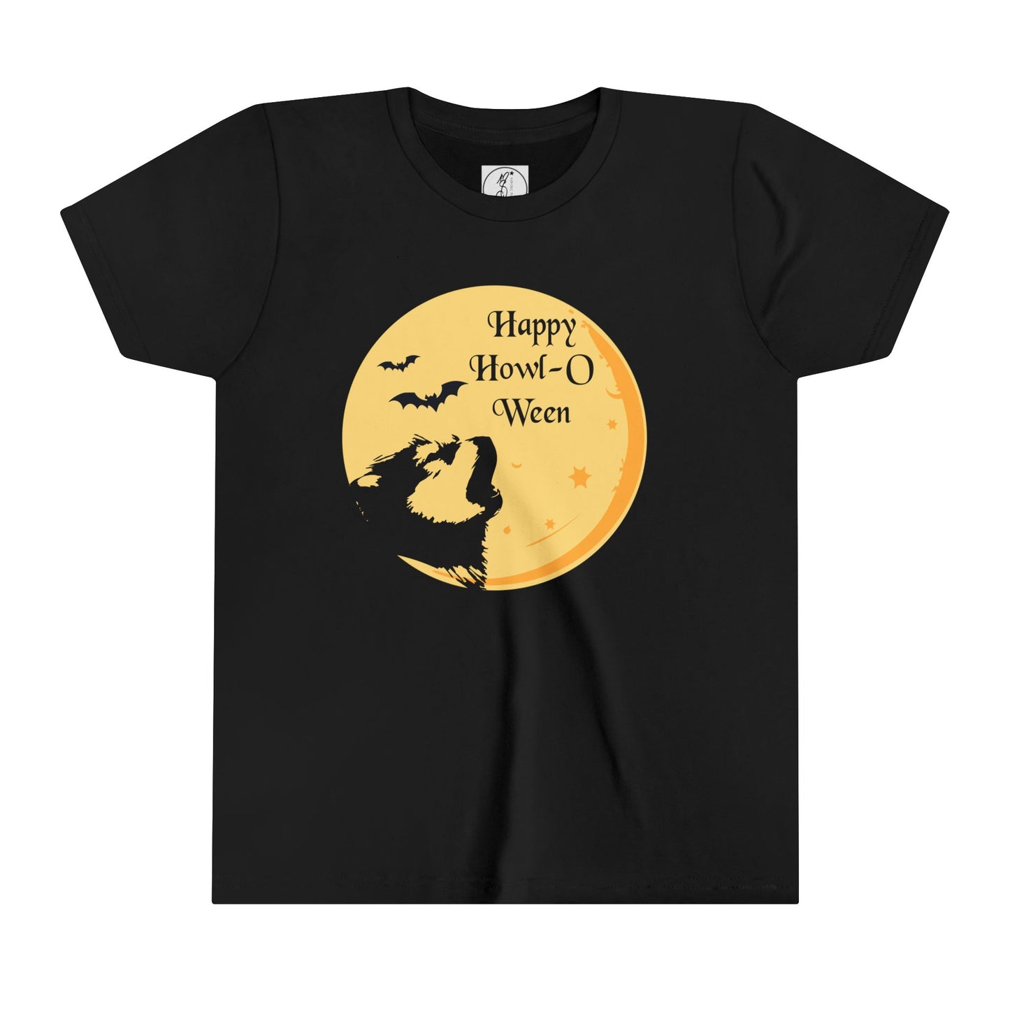 Happy Howl-o-ween Wolf Pup Youth Tee