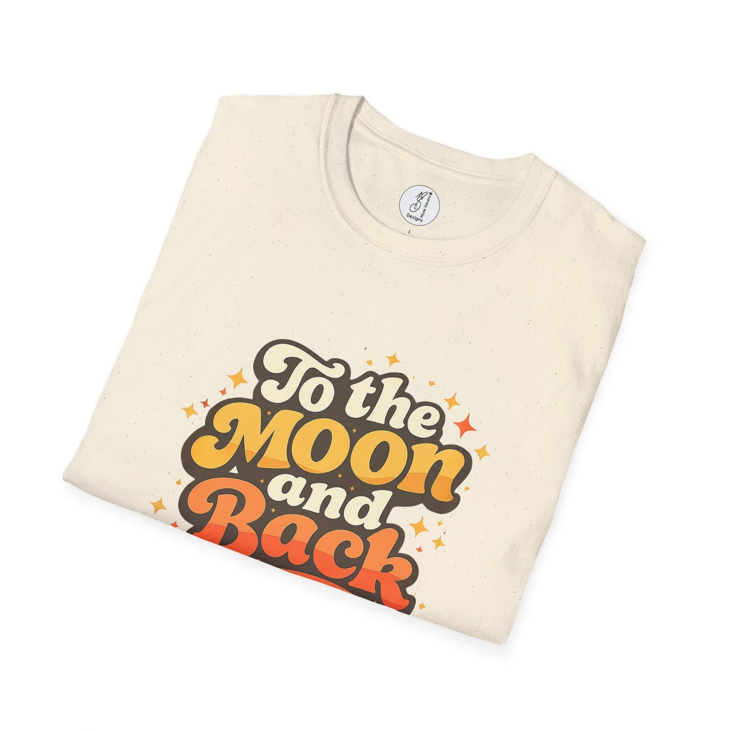 To the Moon and Back Retro  Unisex Tee