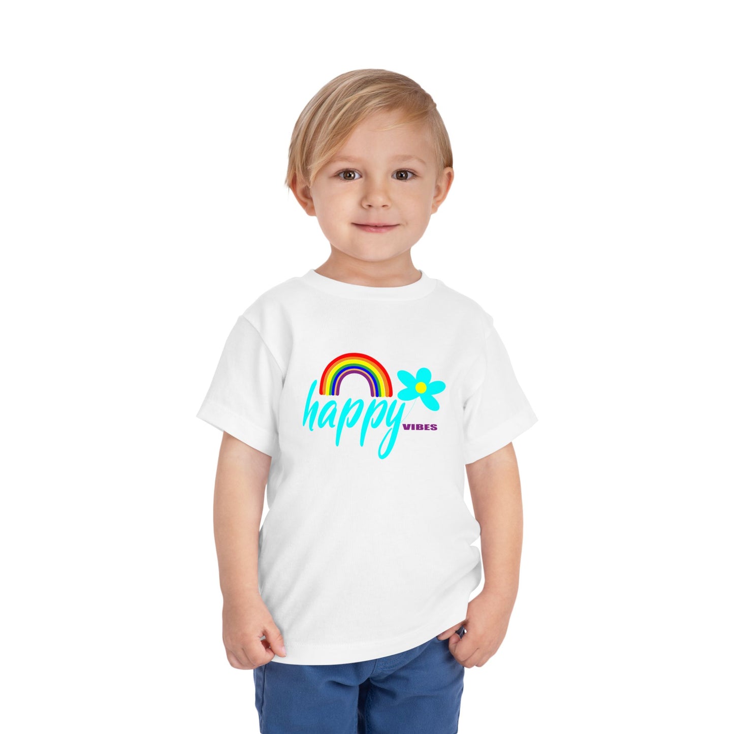 Happy Vibes Toddler Tee