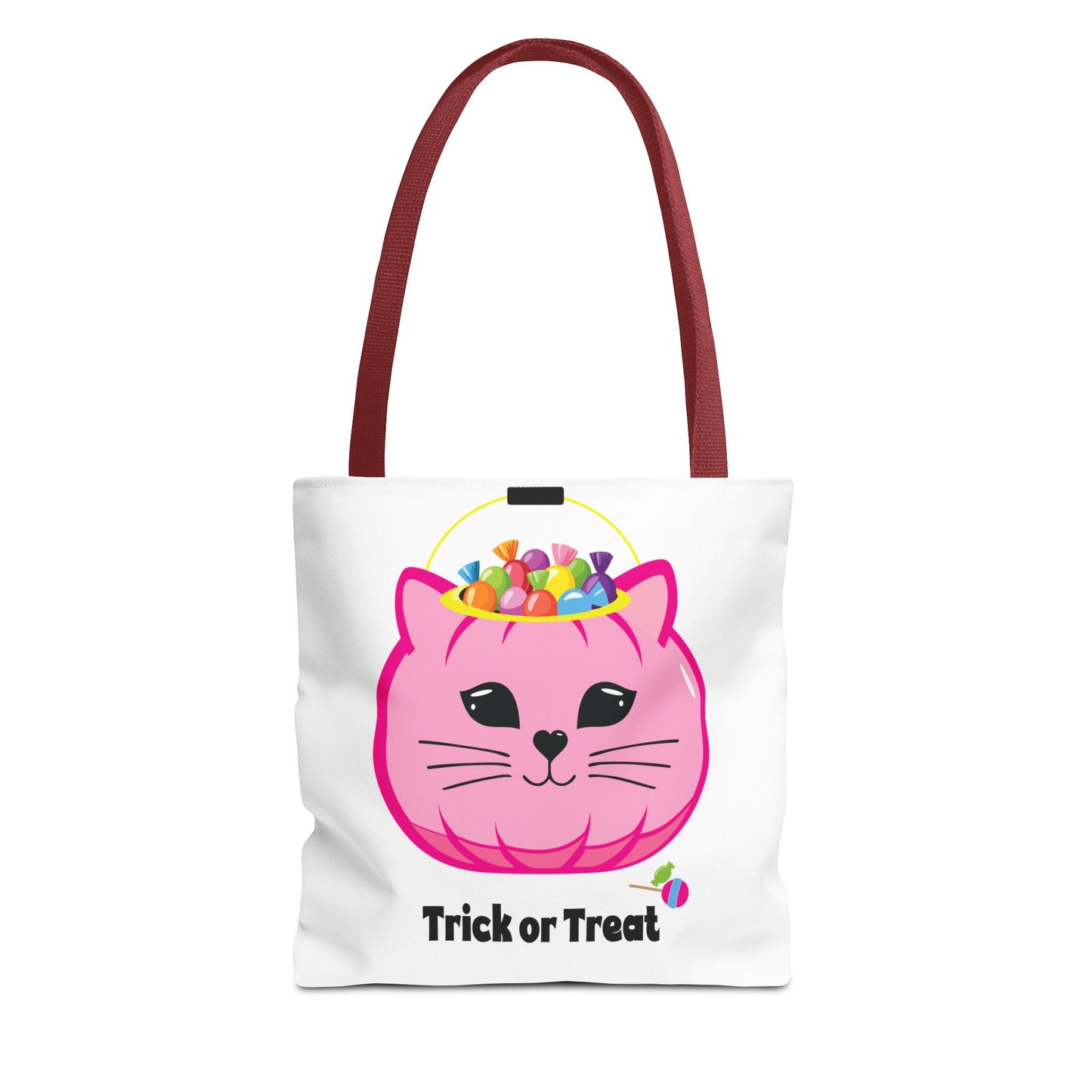 Trick or Treat Kitty Cat Pail Tote