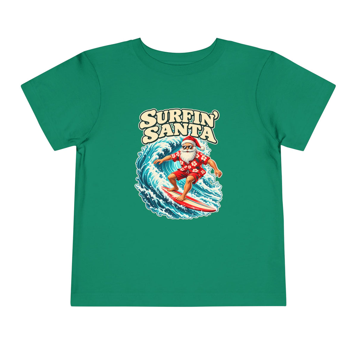 Surfin' Santa Toddler Tee