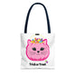 Trick or Treat Kitty Cat Pail Tote