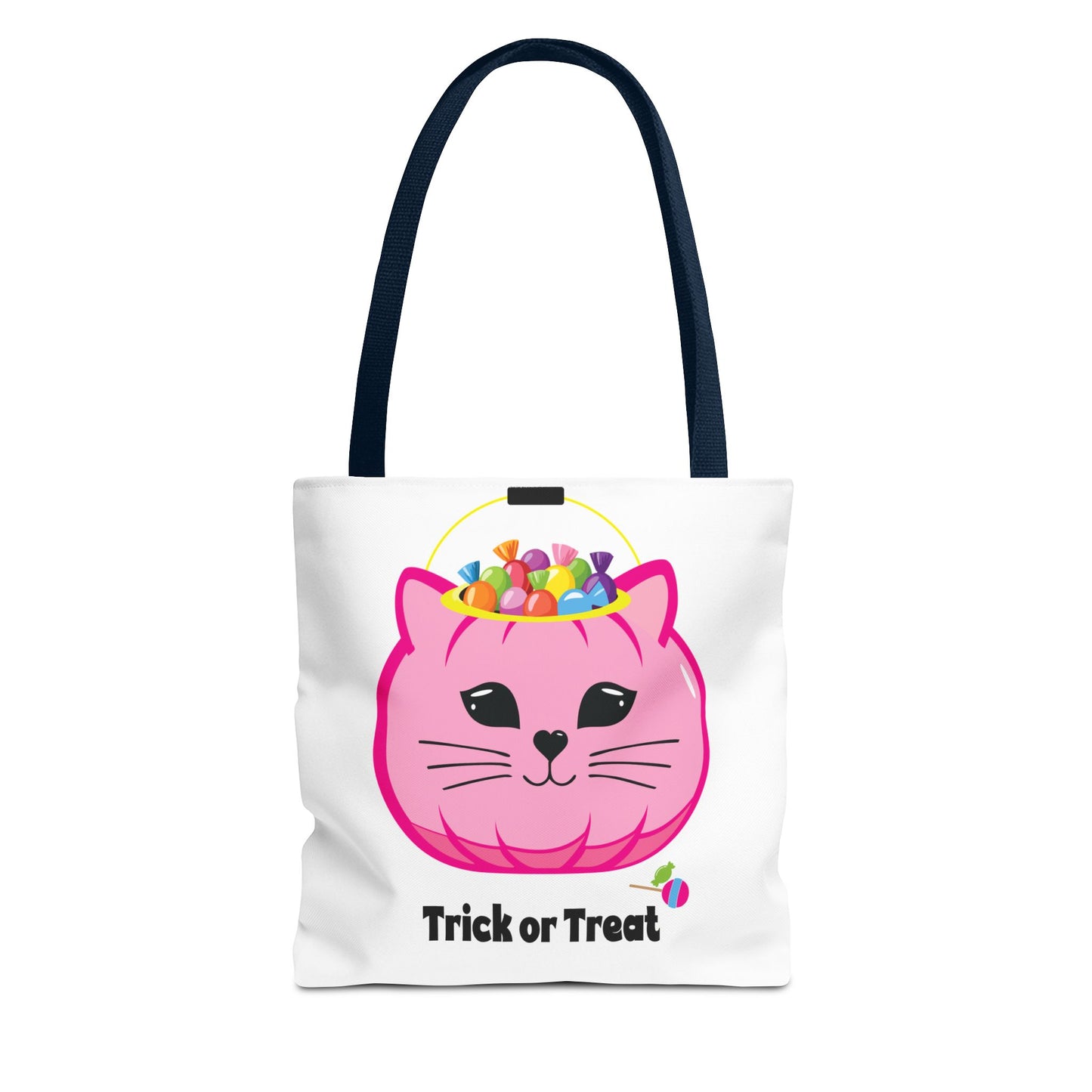 Trick or Treat Kitty Cat Pail Tote