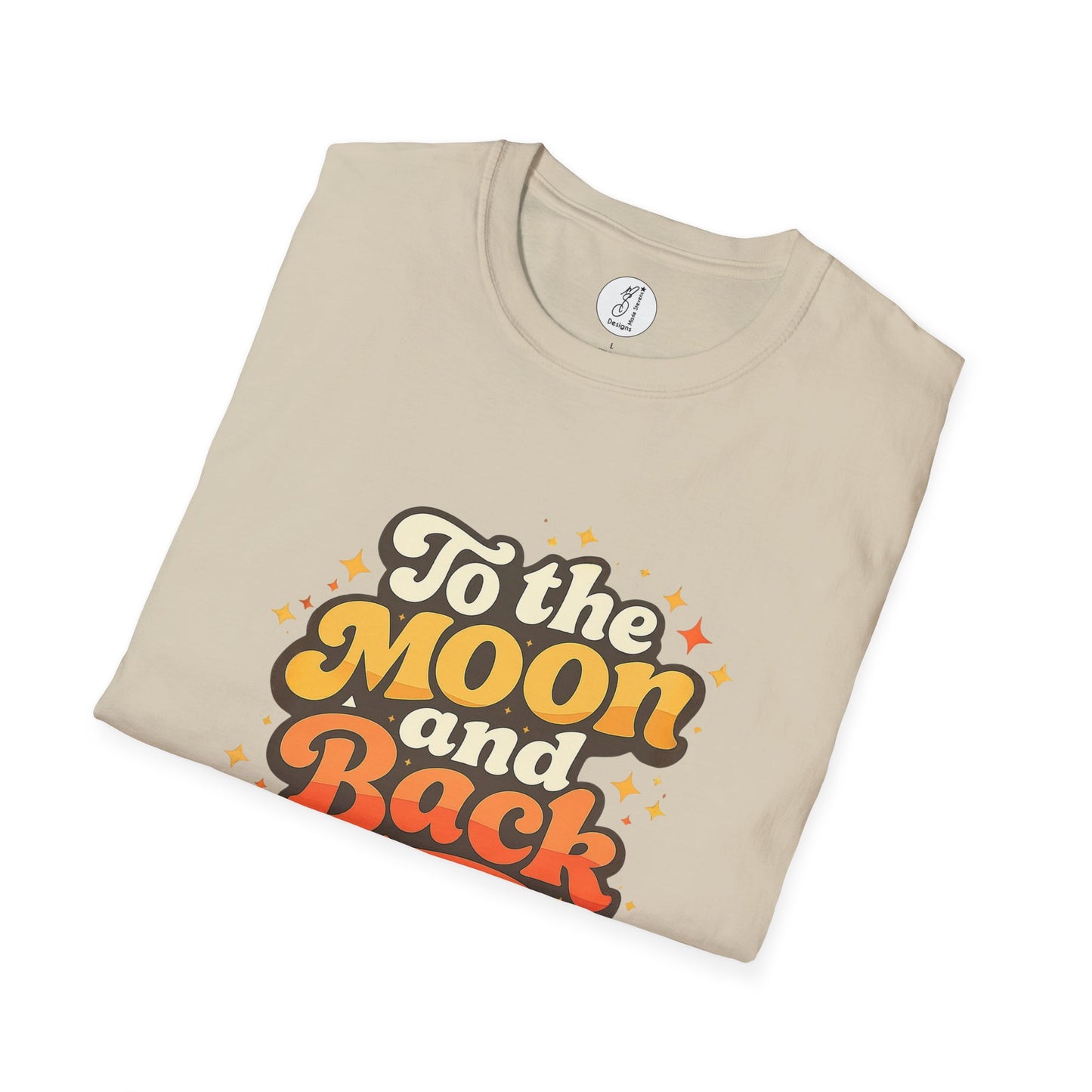 To the Moon and Back Retro  Unisex Tee