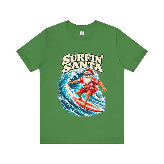 Surfin’ Santa Adult Unisex Tee