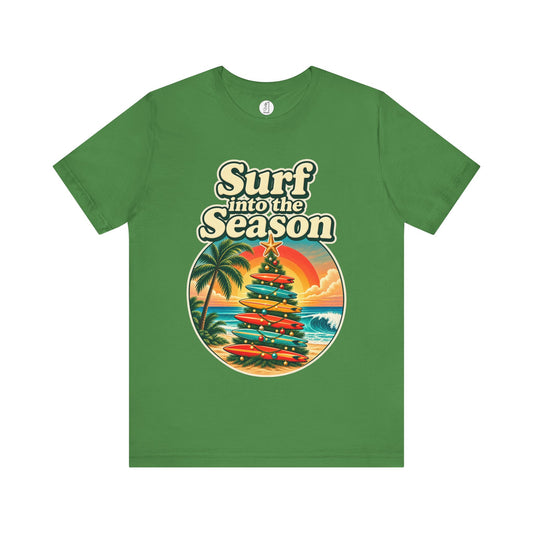 Surf Into the Season Adult Unisex Tee