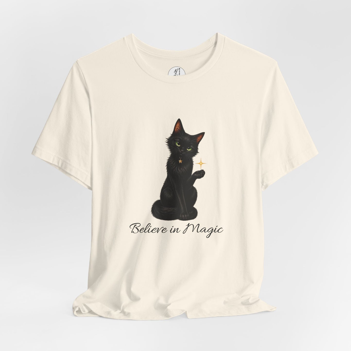 Believe in Magic Black Cat Unisex Tee