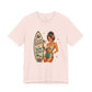 Retro Pin Up Coconut Kisses & Rum Wishes Unisex Tee