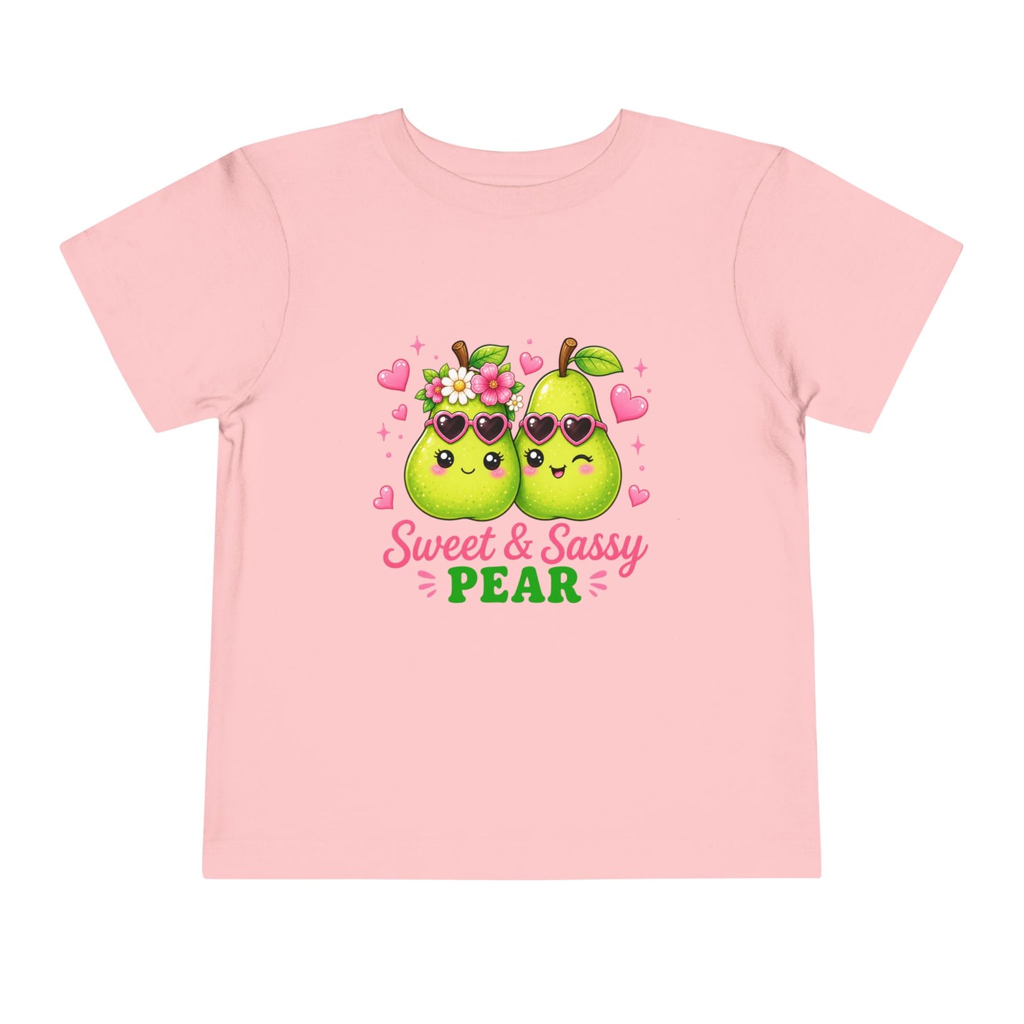 Sweet and Sassy Pear Toddler Short Sleeve Tee