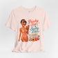 Retro Pin Up Peachy Sips Unisex Tee