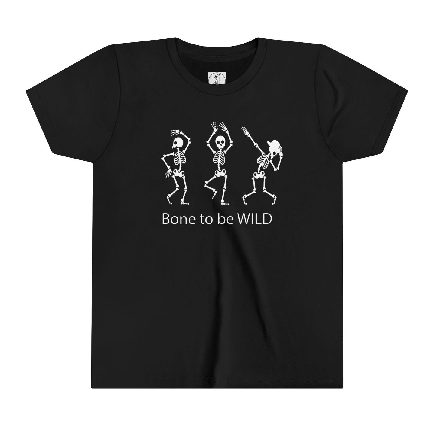 Bone to Be Wild Dancing Skeletons Youth Tee