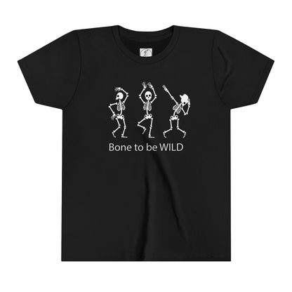 Bone to Be Wild Dancing Skeletons Youth Tee